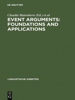cover image of Event Arguments